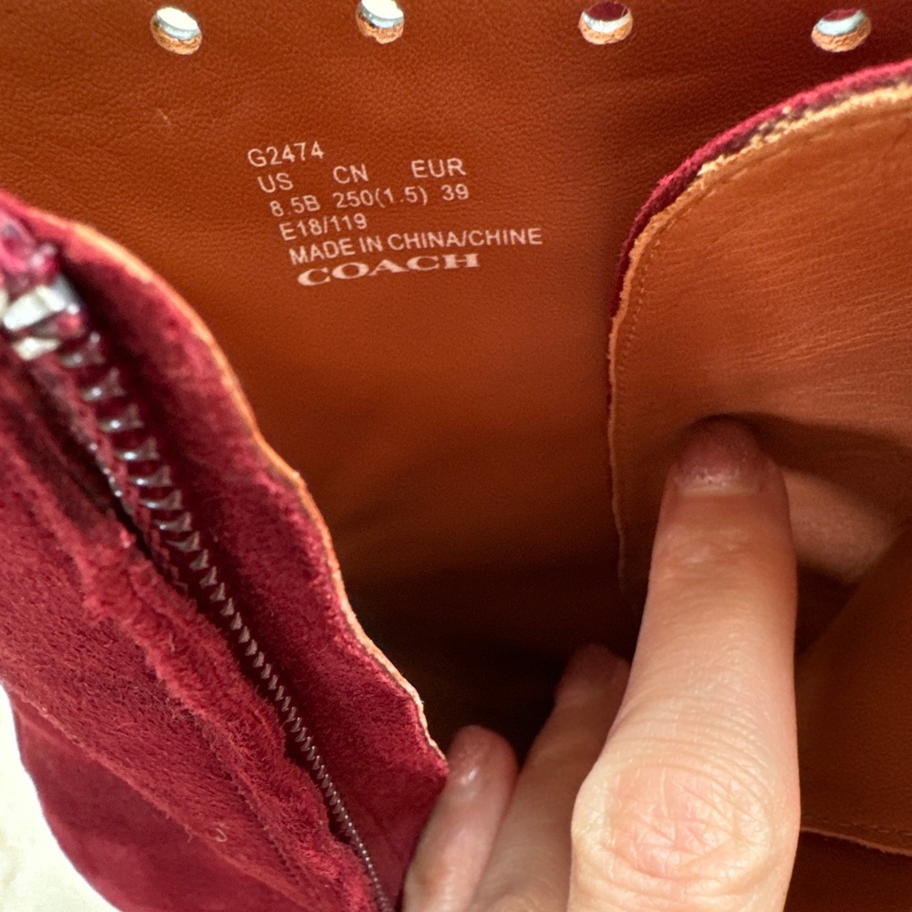 NWT Coach booties - Picture 4 of 4